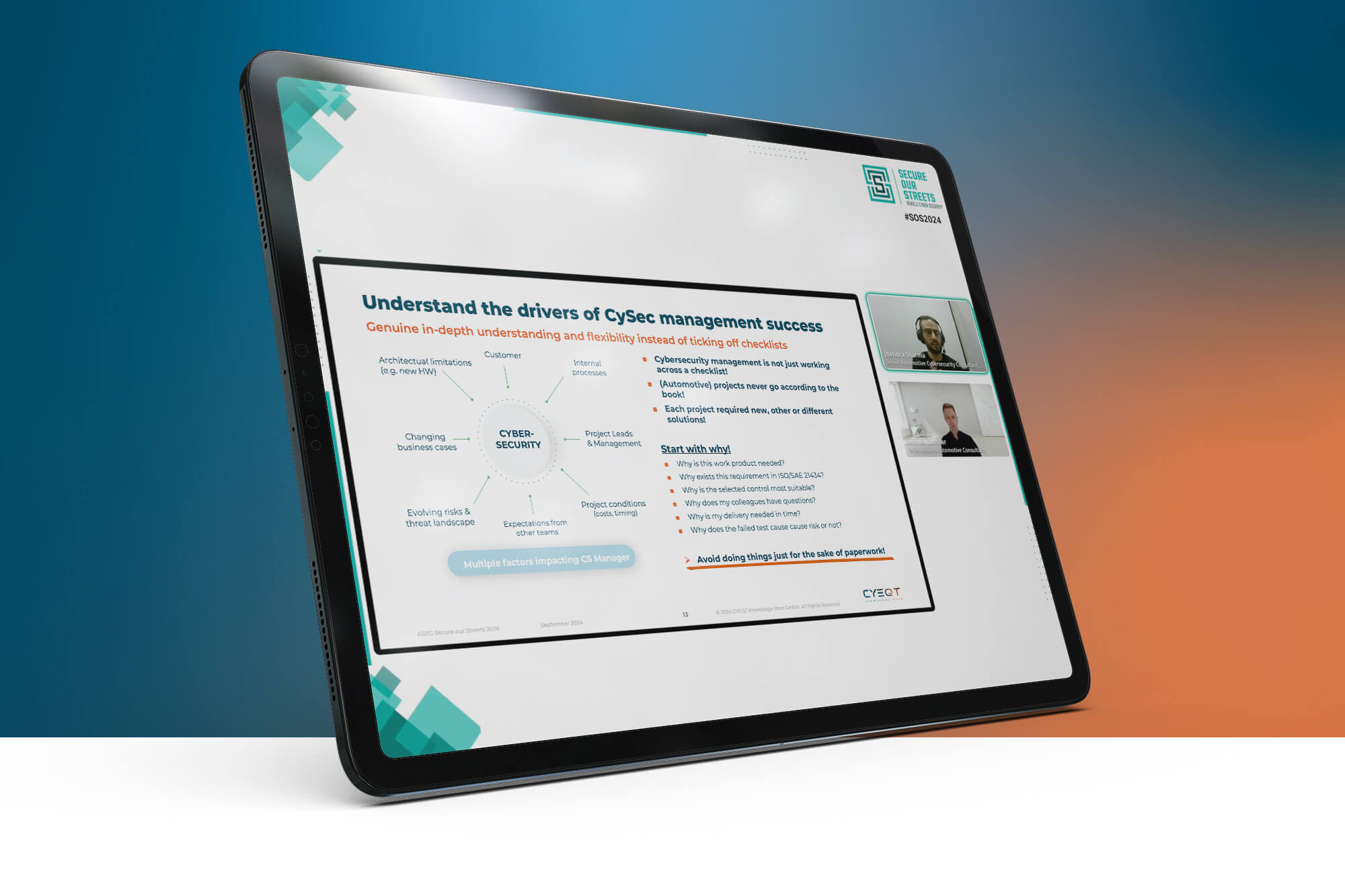 Frameworks for Cybersecurity Manager to enable better cybersecurity